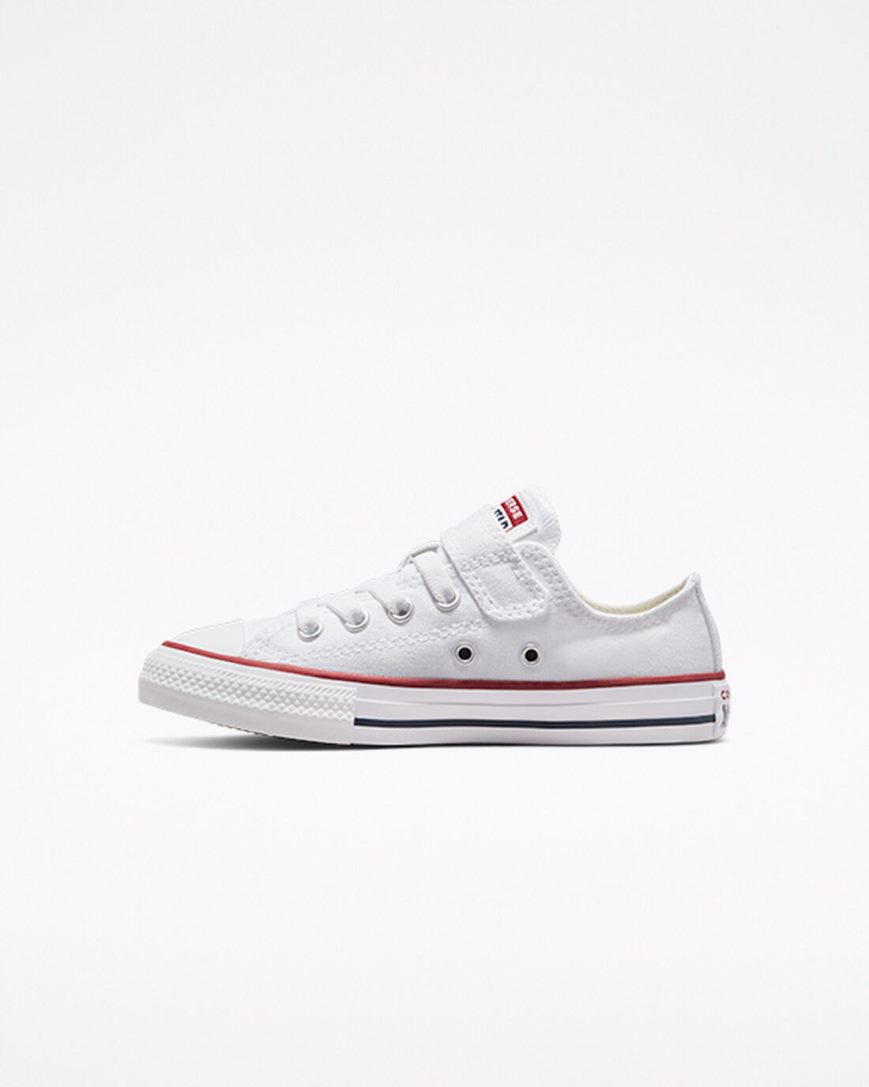 Dívčí Boty Nízké Converse Chuck Taylor All Star Easy-On Bílé Béžový | CZ YWIU57